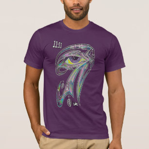 T-SHIRT OLHO DO 11:11 HORUS OM ANKH AUM REIKI DOS GRAFITES
