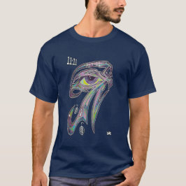 T-SHIRT OLHO DO 11:11 HORUS OM ANKH AUM REIKI DOS GRAFITES