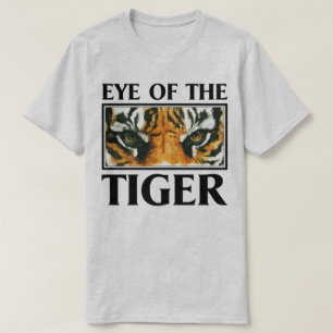 T-shirt Olho do T animal inspirador do slogan do tigre
