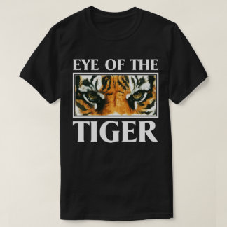 T-shirt Olho do T animal inspirador do slogan do tigre
