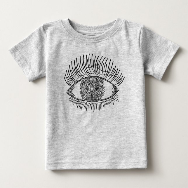 T-shirt Olho inspirado (Frente)