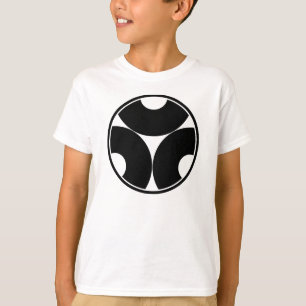 T-shirt Olhos de cobra trissectados em anel filiforme