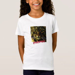 T-shirt Olhos De Gato Hipnotizantes