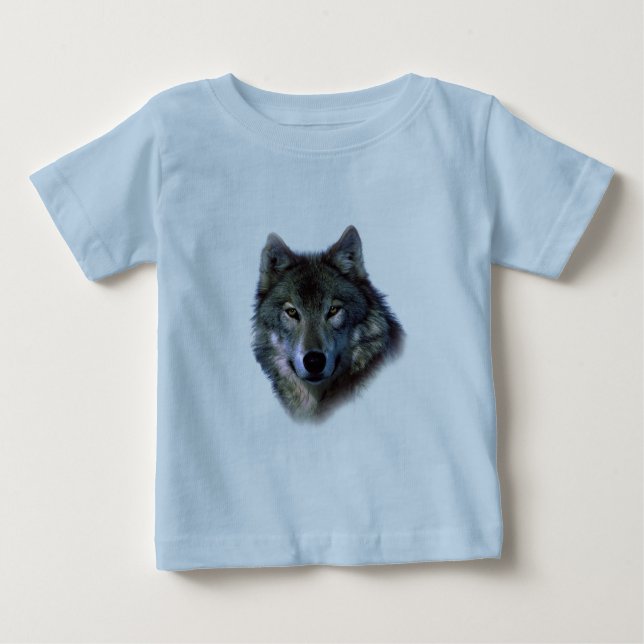 T-shirt Olhos de Lobo Cinzento (Frente)