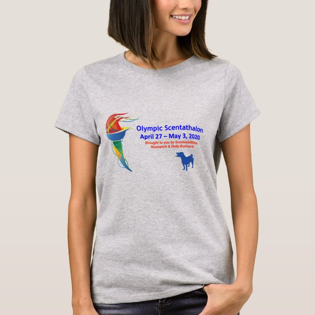 T-shirt Olimpiadas das damas (Frente)
