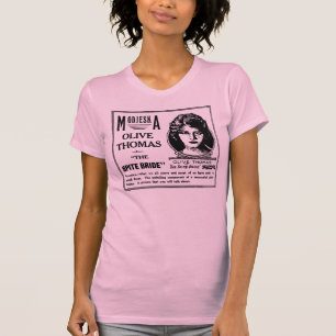 T-shirt Olive Thomas A Noiva De Fé 1919