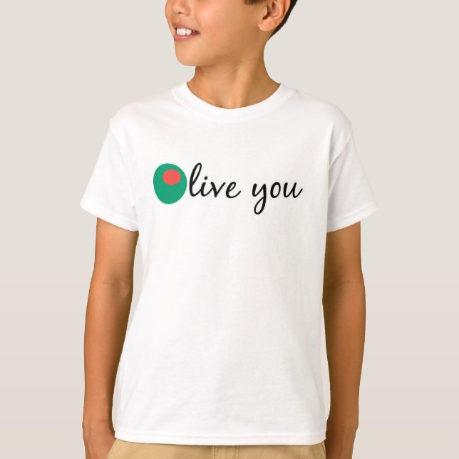 T-shirt Olive You (Frente)