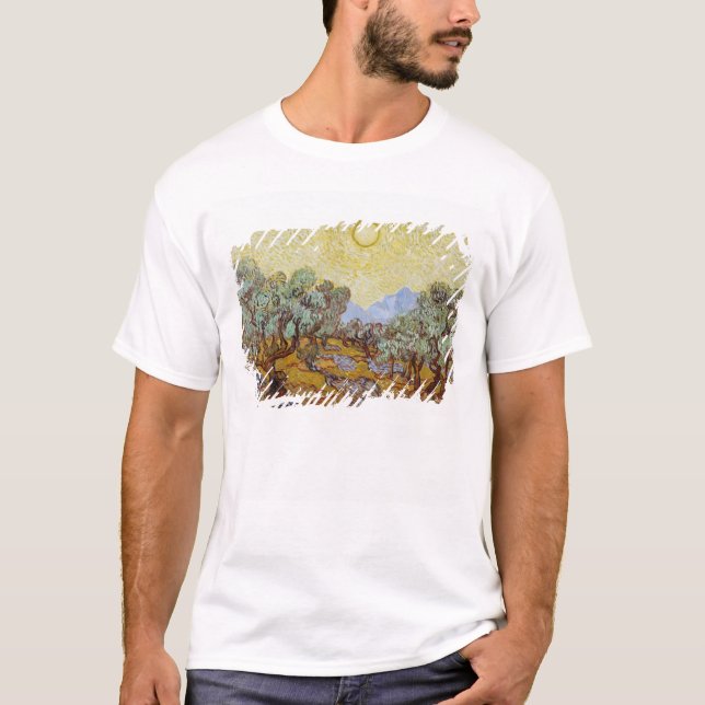T-shirt Oliveiras de Vincent van Gogh |, 1889 (Frente)