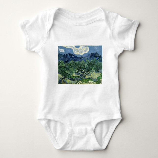 T-shirt Oliveiras por Van Gogh (Frente)