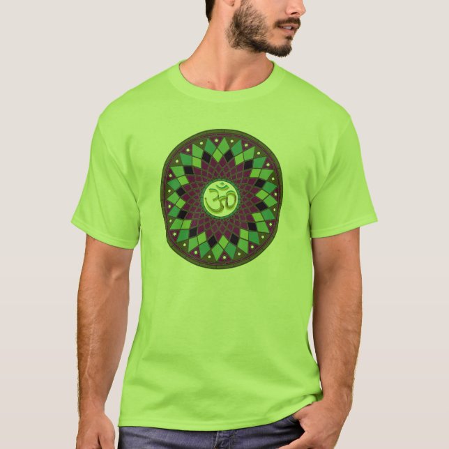 T-shirt OM / AUM mandala (Frente)