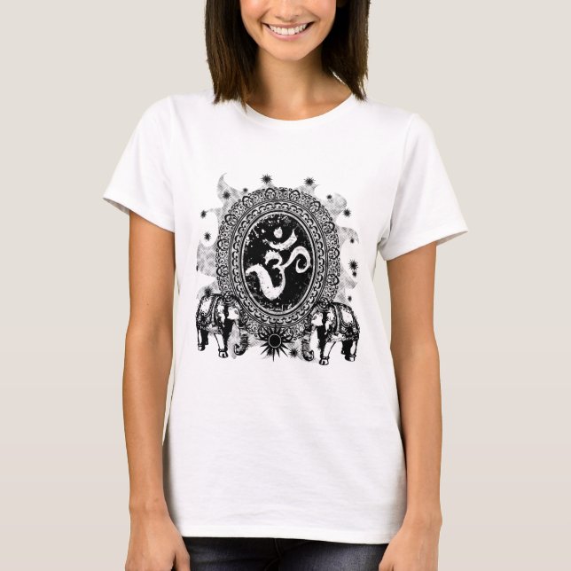 T-shirt Om Cameo (Frente)
