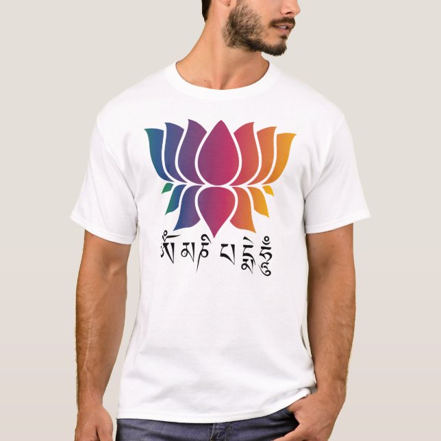 T-shirt OM e Lotus (Frente)