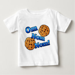 T-shirt OM Nom Nom, biscoitos do amor de Meme