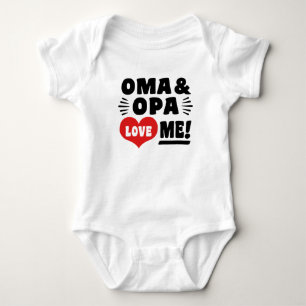 T-shirt Oma e Opa amam-me