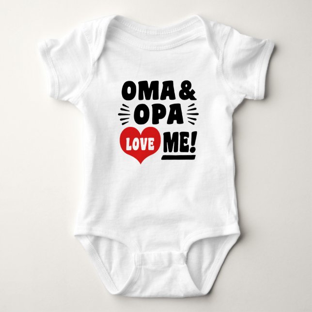 T-shirt Oma E Opa Me Ama (Frente)