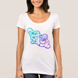 T-Shirt Ombre Cloud Design