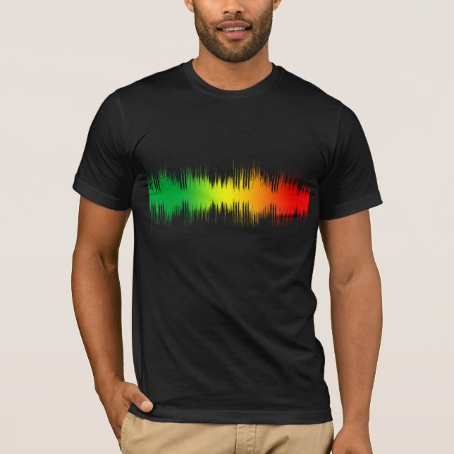 T-shirt Onda de áudio (Frente)