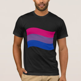 T-SHIRT ONDA DE BANDEIRA BISEXUAL