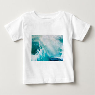 T-SHIRT ONDAS BRANCAS AZUIS NA TEMPESTADE