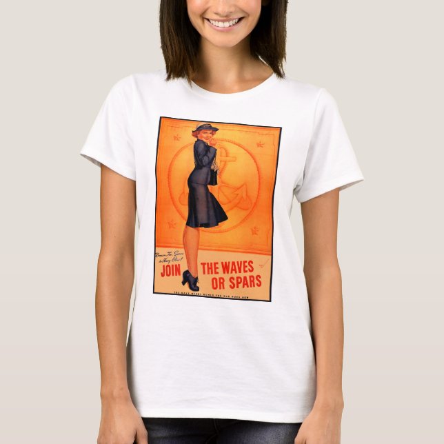 T-shirt Ondas ou espatos (Frente)