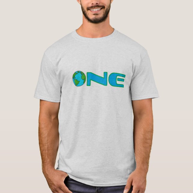 T-Shirt ONE Earth Men (Frente)