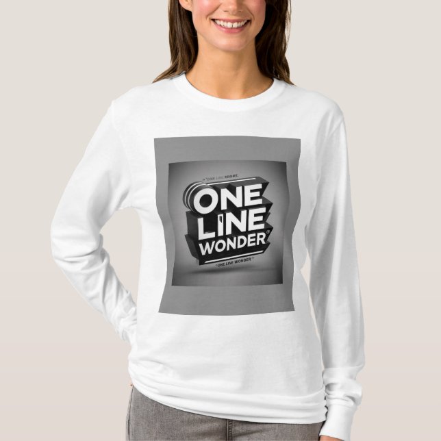 T-shirt One Line Wonder  (Frente)