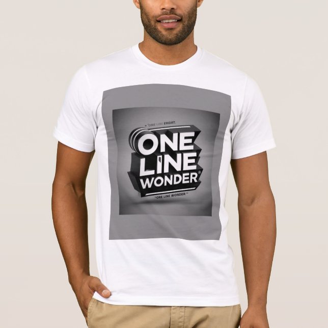 T-shirt One Line Wonder  (Frente)
