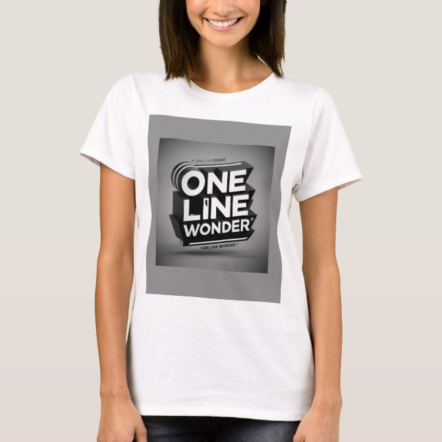 T-shirt One Line Wonder  (Frente)