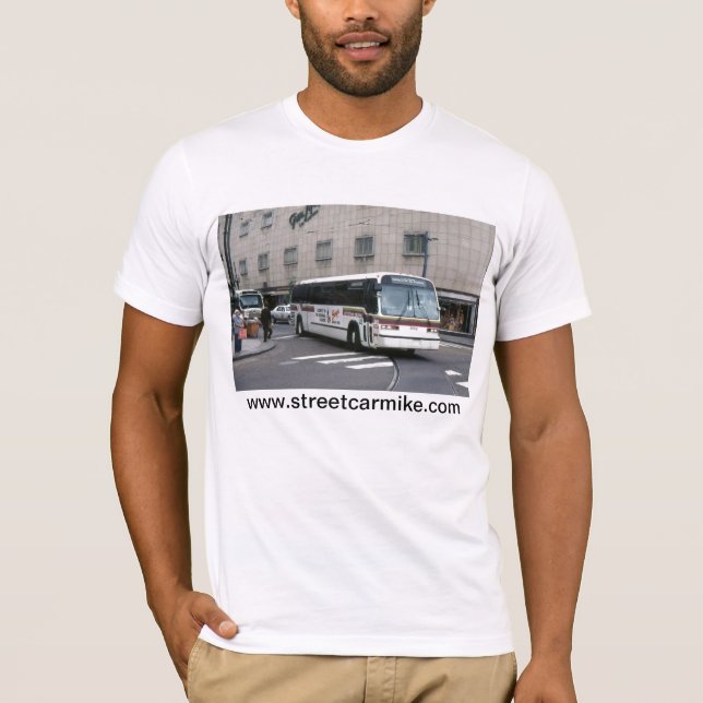 T-shirt Ônibus 592 de Nova Orleães GMC RTS (Frente)