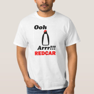 T-shirt Ooh Arrr de REDCAR!!! Pirata do pinguim de