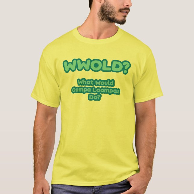 T-shirt Oompa Loompa (Frente)