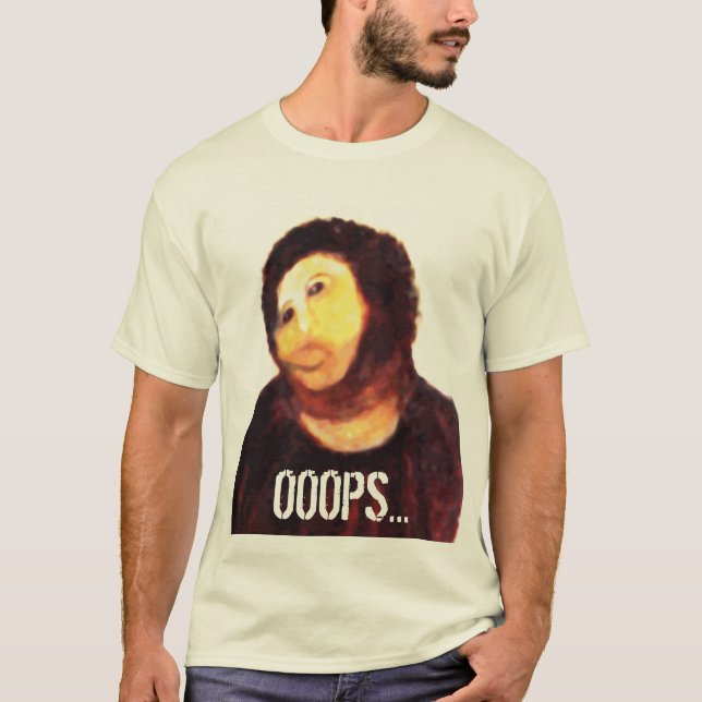 T-shirt OOOPS do homo de Ecce… (Frente)
