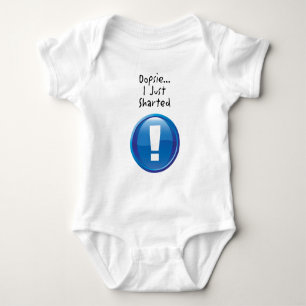 T-shirt Oopsie, Acabei De Partilhar.