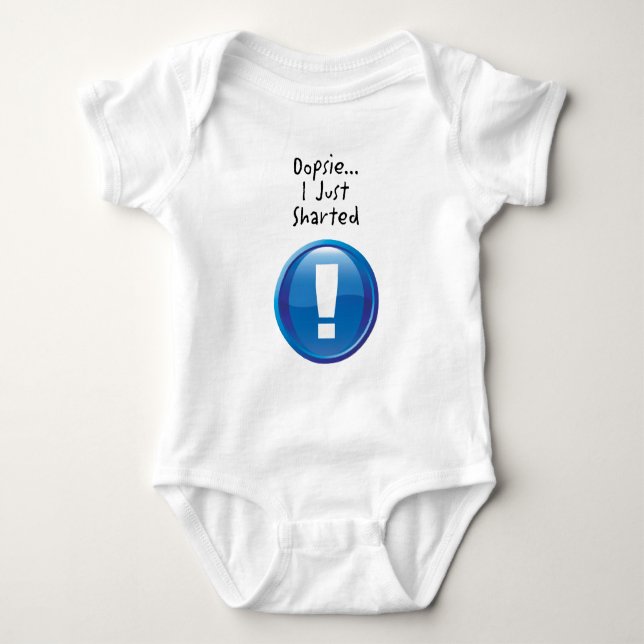 T-shirt Oopsie, Acabei De Partilhar. (Frente)