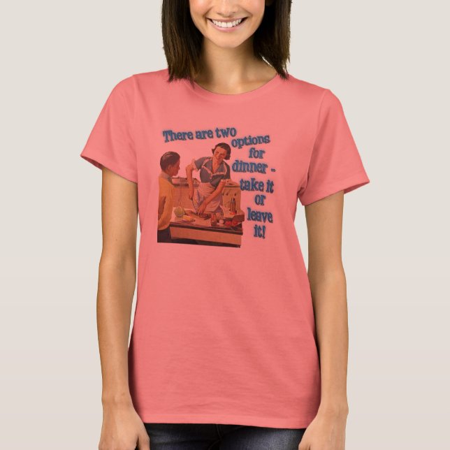 T-shirt Opções de janto (Frente)
