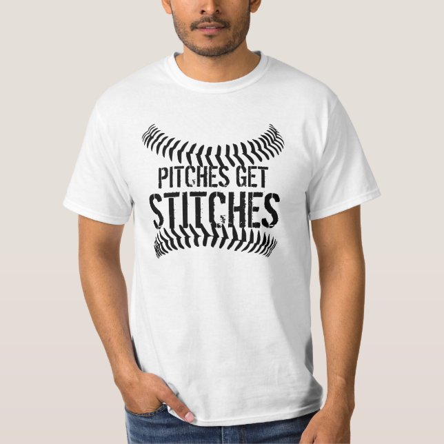 T-shirt Opções Obter Stitches (Frente)