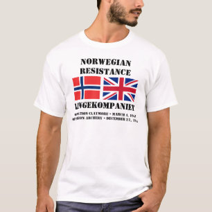 T-shirt Operações de resistência britânicas norueguesa