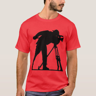 T-shirt "Operador cinematográfico vermelho "