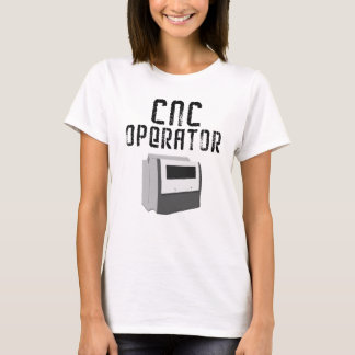 T-shirt Operador de CNC Torneiro Mecânico