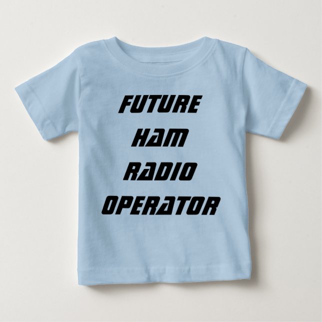 T-shirt Operador de radioamador futuro (Frente)