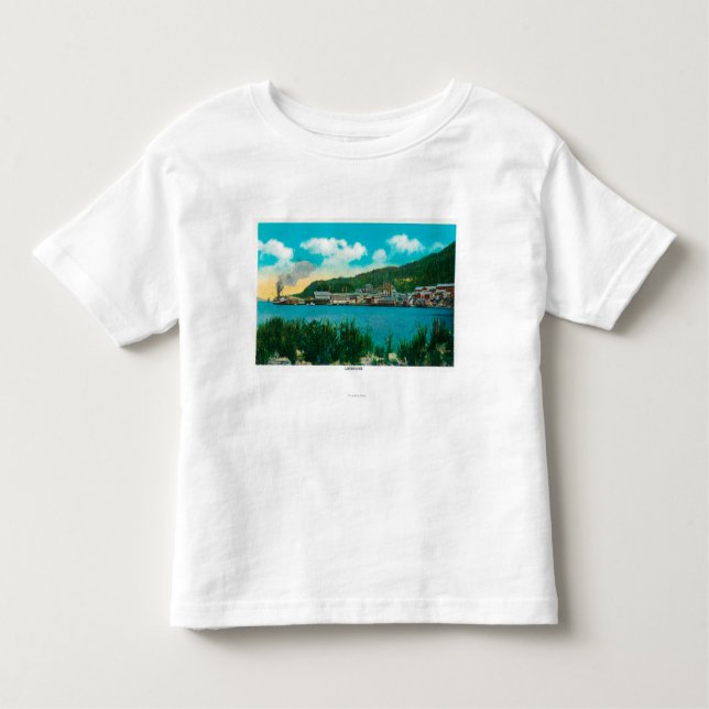 T-shirt Opinião da cidade de Latouche, AlaskaLatouche, AK (Frente)