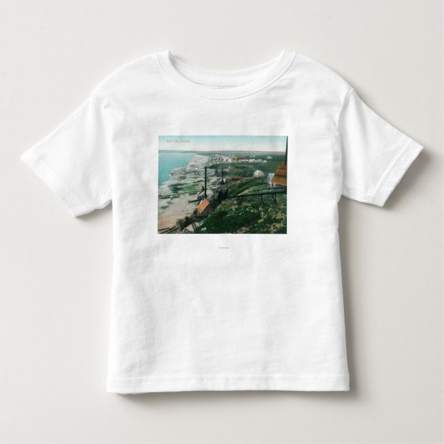 T-shirt Opinião da cidade e cidade de WaterfrontBluff, AK (Frente)