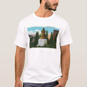 T-shirt Opinião da estátua de Nathaniel Hawthorne