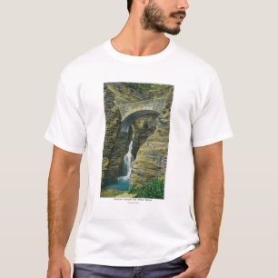 T-shirt Opinião da ponte da cascata e da sentinela da