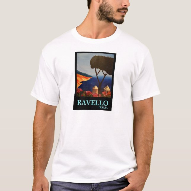 T-shirt Opinião de Ravello Salerno Italia da costa de (Frente)