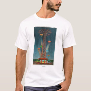 T-shirt Opinião de salto de pára-quedas do parque da