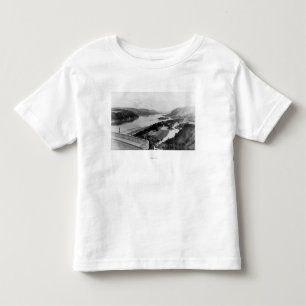 T-shirt Opinião do desfiladeiro de Colômbia da fotografi