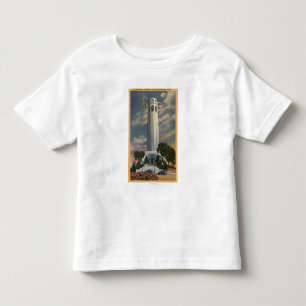 T-shirt Opinião do monte do telégrafo com memorial de Co