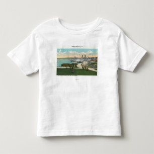 T-shirt Opinião do ponto de Kingston do navio a vapor de