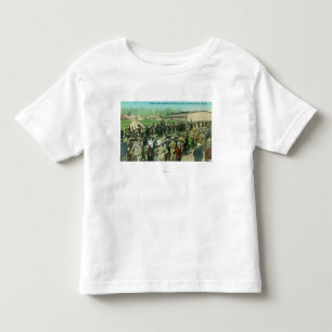 T-shirt Opinião os soldados esboçados que relatam para o